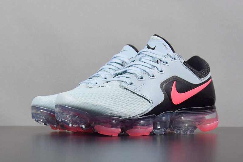 pink black and blue vapormax