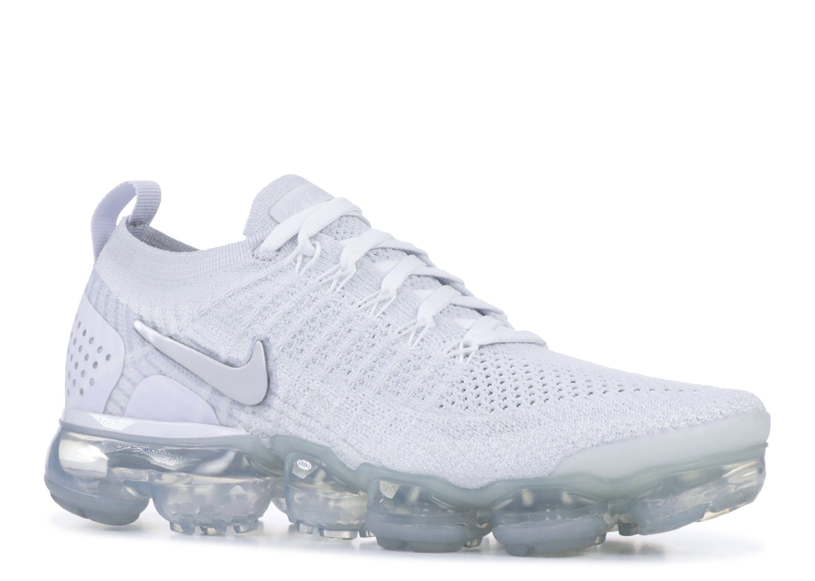 air vapormax flyknit 2 white vast grey