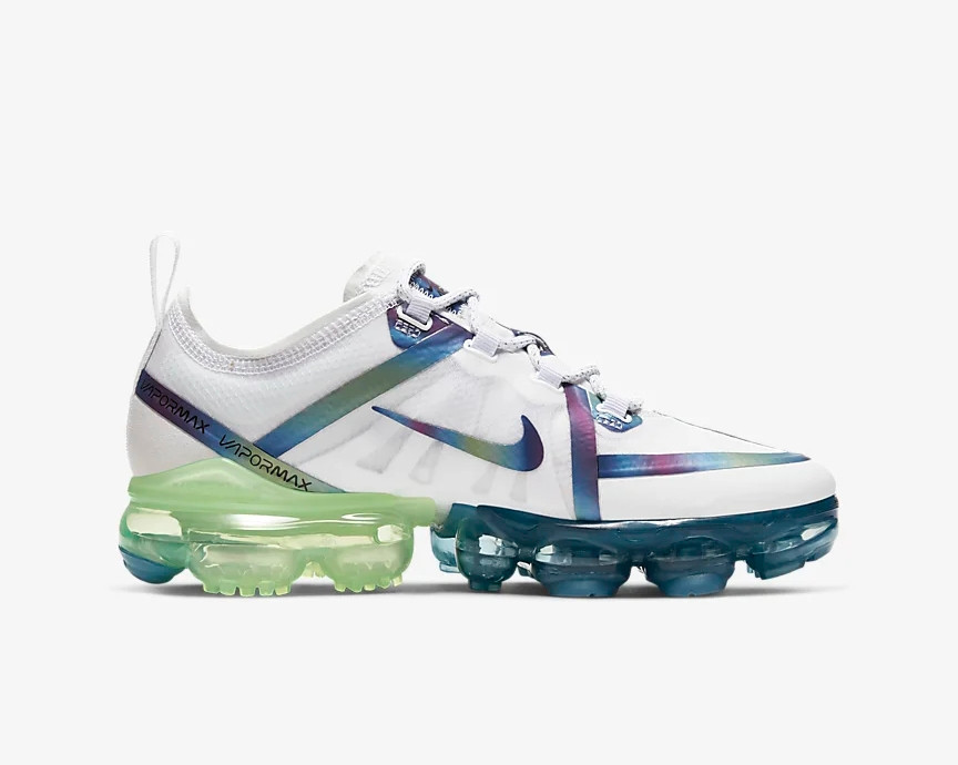 Nike Air VaporMax 2019 GS Bubble Pack White Multi Color ...