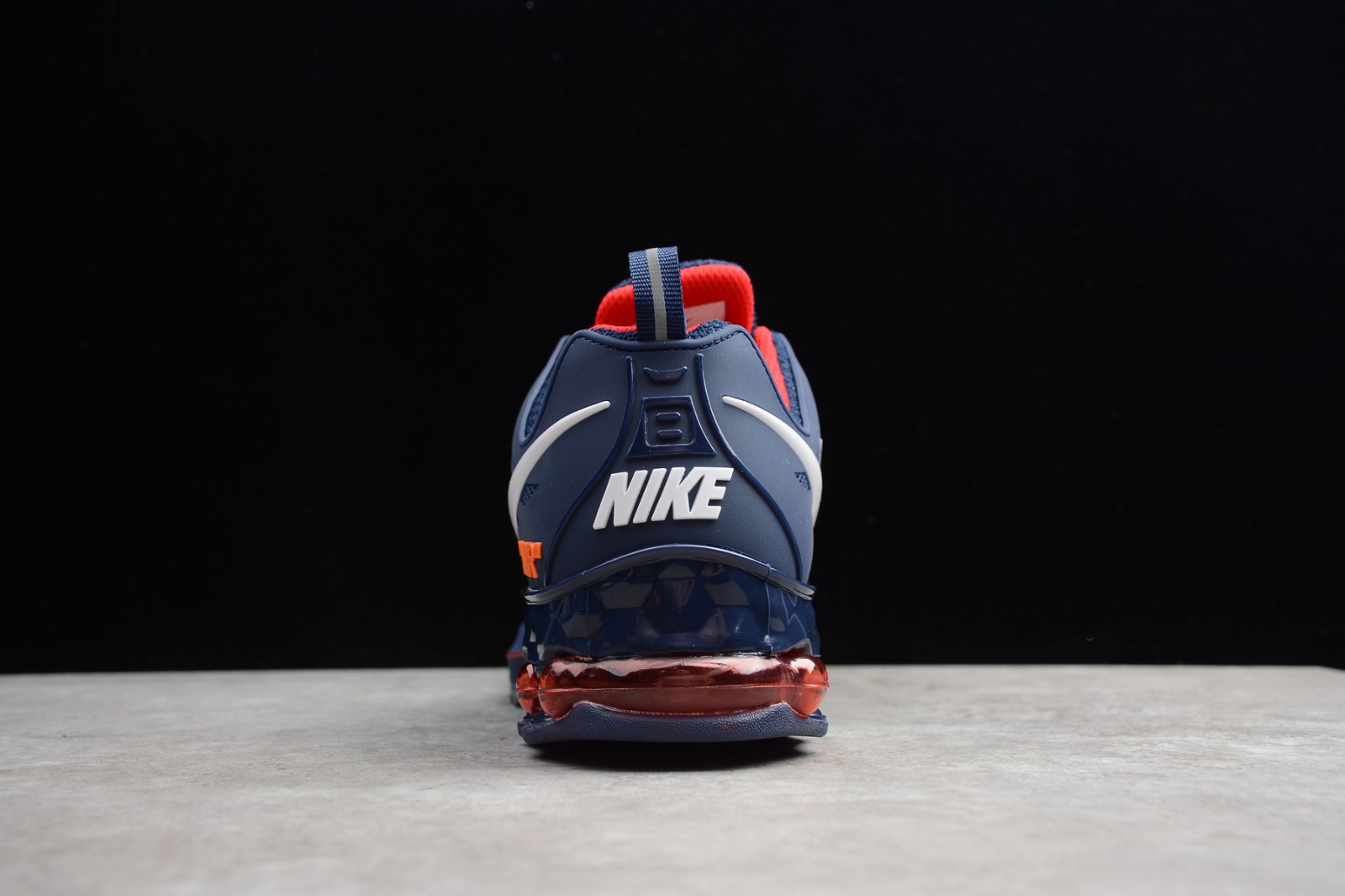 red white and blue nike vapor max
