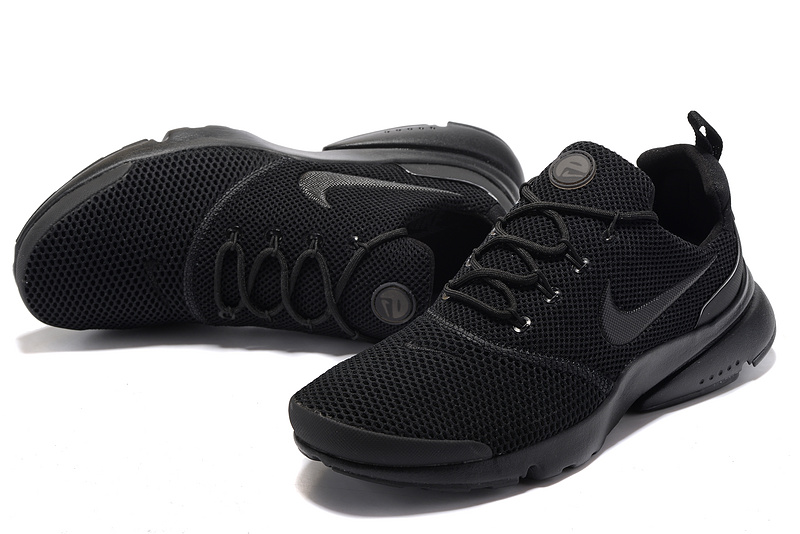 Nike Air Presto Fly Uncage all black Running Walking Shoes 908019-001 ...