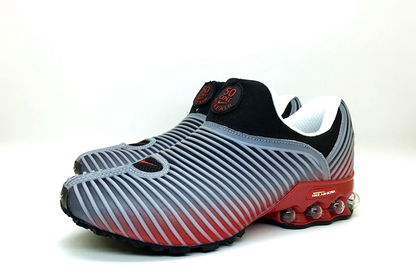 nike shox grey and orange