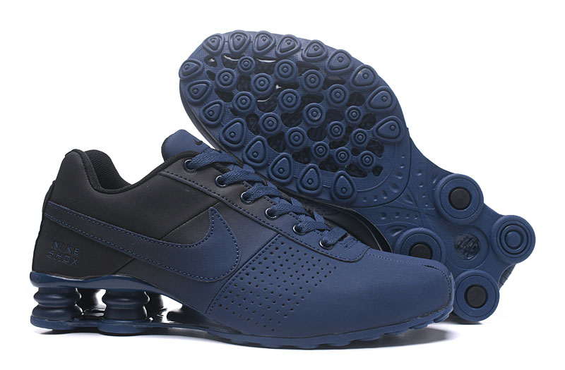 Nike Air Shox Deliver 809 Men Running shoes Deep Blue Black - Febbuy