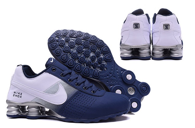 mens blue nike shox