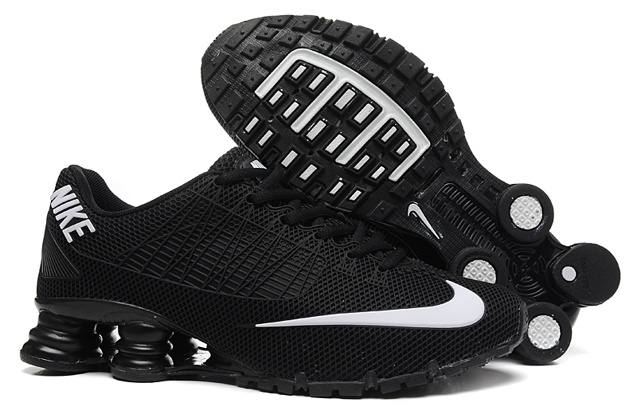 Nike Shox Turbo 21 KPU Men Shoes Sneakers Total Black White - Febbuy