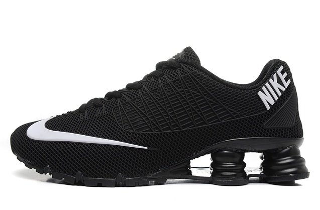 Nike Shox Turbo 21 KPU Men Shoes Sneakers Total Black White - Febbuy