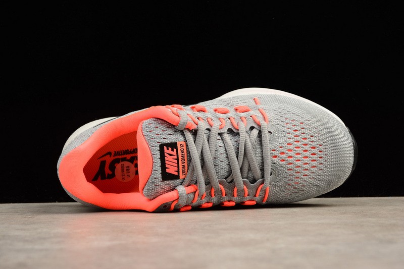 nike zoom grey orange