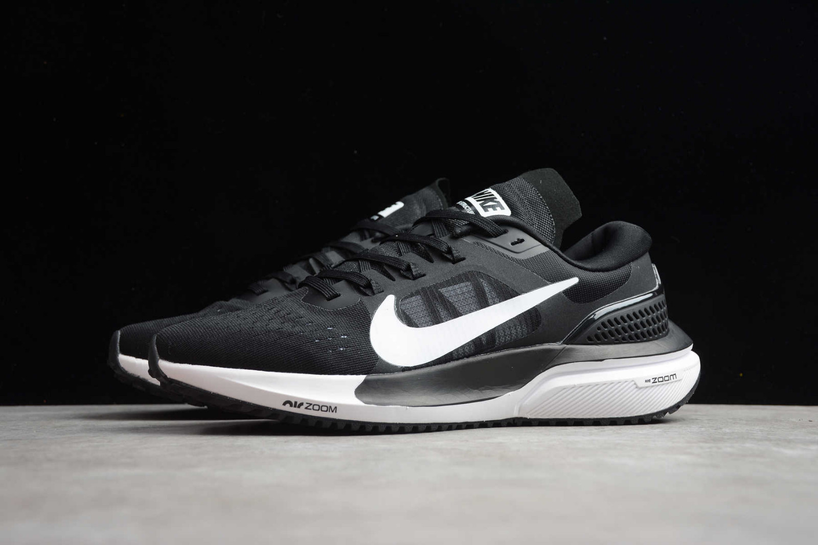 2020 Nike Air Zoom Vomero 15 Black White Running Shoes CU1855-006 - Febbuy