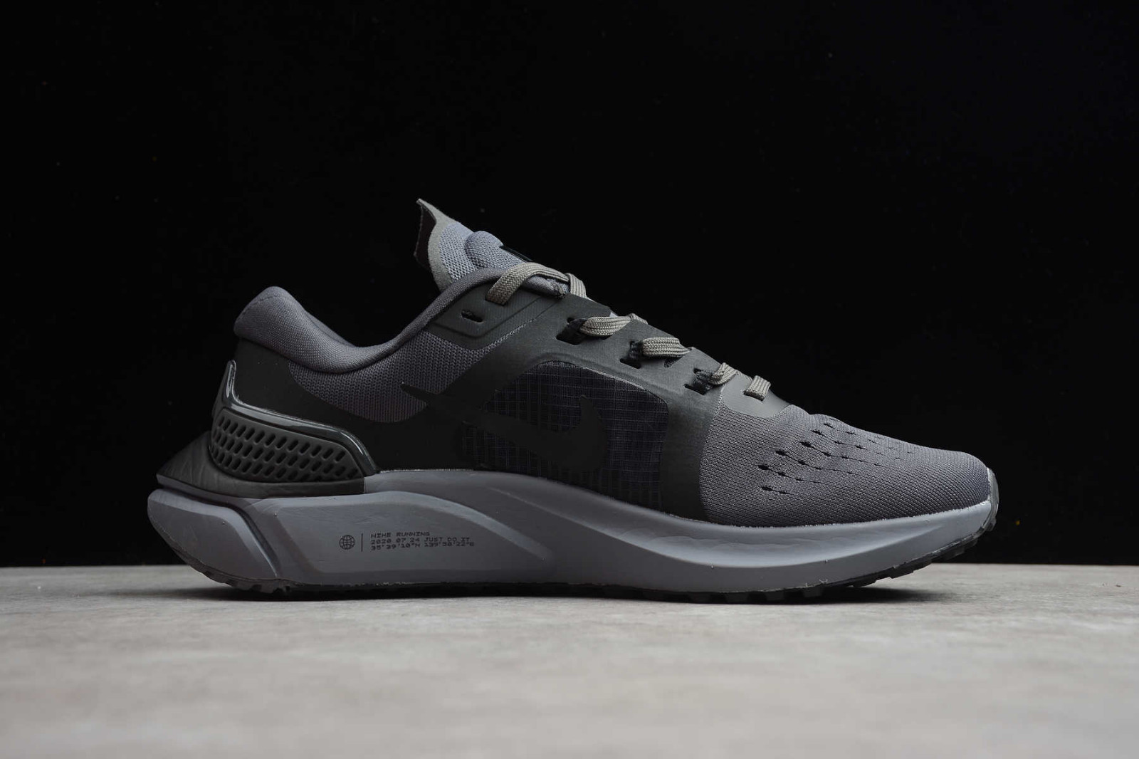 Nike Air Zoom Vomero 15 Black Dary Grey Mens Shoes CU1855-007 - Febbuy