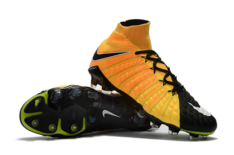 Nike Hypervenom Phantom III DF FG Yellow Black - Febbuy