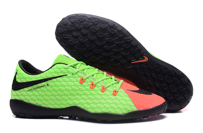 nike hypervenom green orange