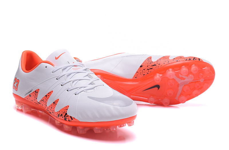 Nike Hypervenom Phantom II NJR JORDAN Low Soccers Football Shoes White Red - Febbuy