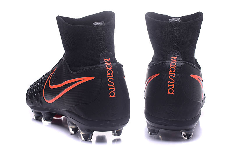 Nike Magista Obra Ii Fg Soccers Football Shoes Black Total Crimson