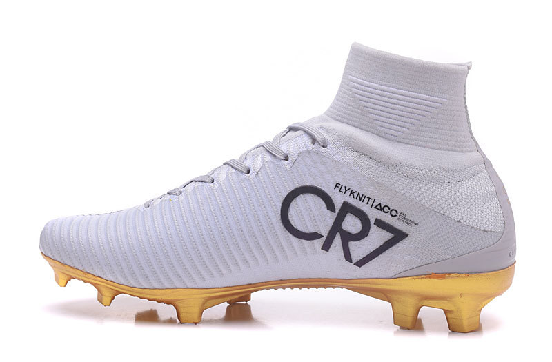 white cr7 mercurial