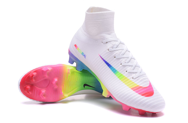 NIke Mercurial Superfly High ACC Waterproof V FG White ...