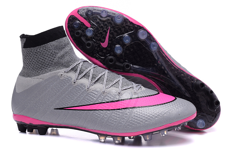 Nike Mercurial Superfly AG Wolf Grey Hyper Pink Black 641858-060 - Febbuy