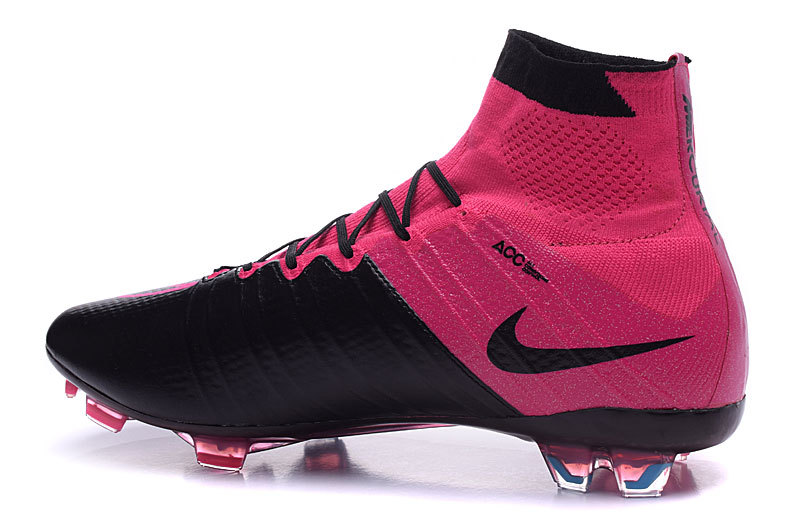 nike mercurial superfly pink and black