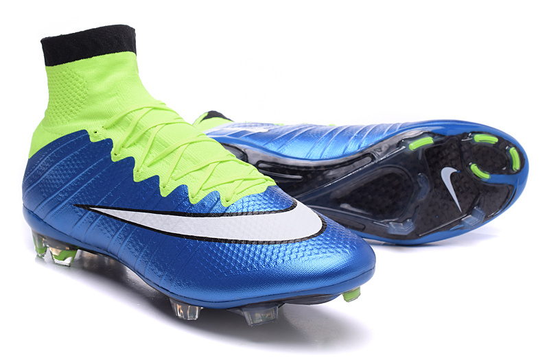 Nike Mercurial Superfly Soccer Cleats Volt Blue Lagoon 718753-487 - Febbuy