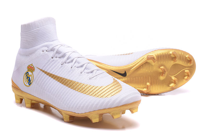 Nike Mercurial Superfly V FG Real Madrid Soccers Shoes ...
