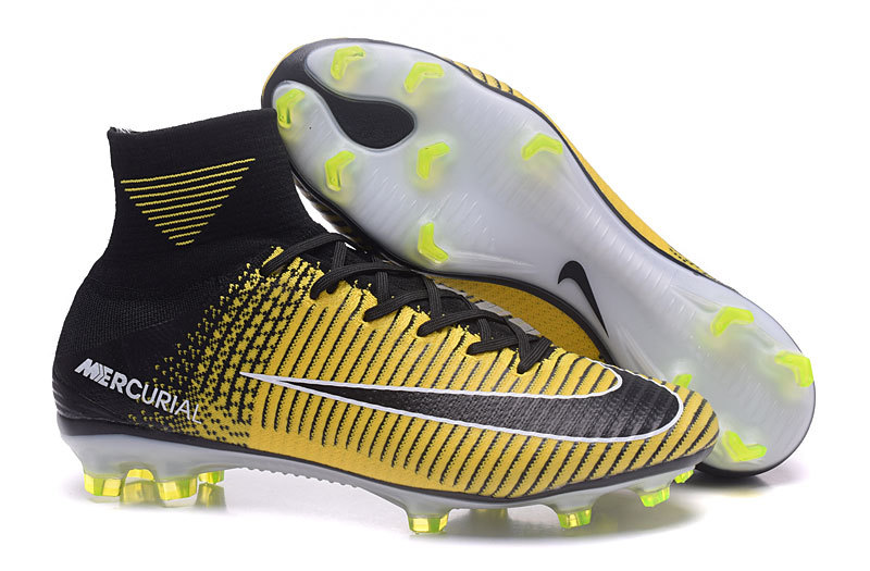gold and black mercurials