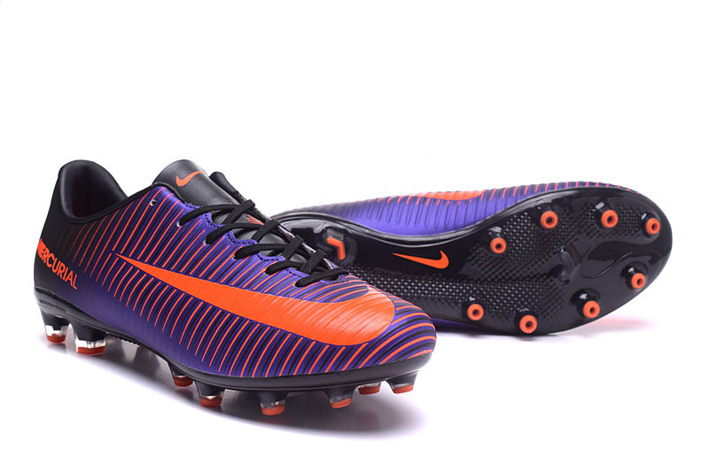 Nike Mercurial Superfly AG Low Football Shoes Soccers Purple Peach - Febbuy