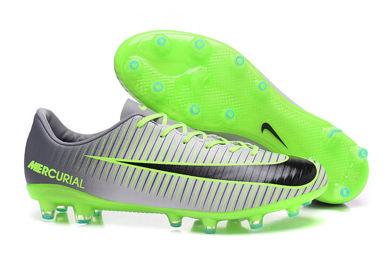 Newest Kids Nike Mercurial Superfly VI Elite CR7 FG Green