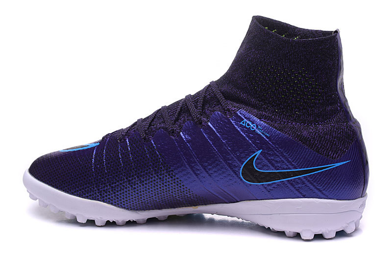 Nike Mercurial X Proximo Tf Turf Soccer Boots Shoes Blue Black