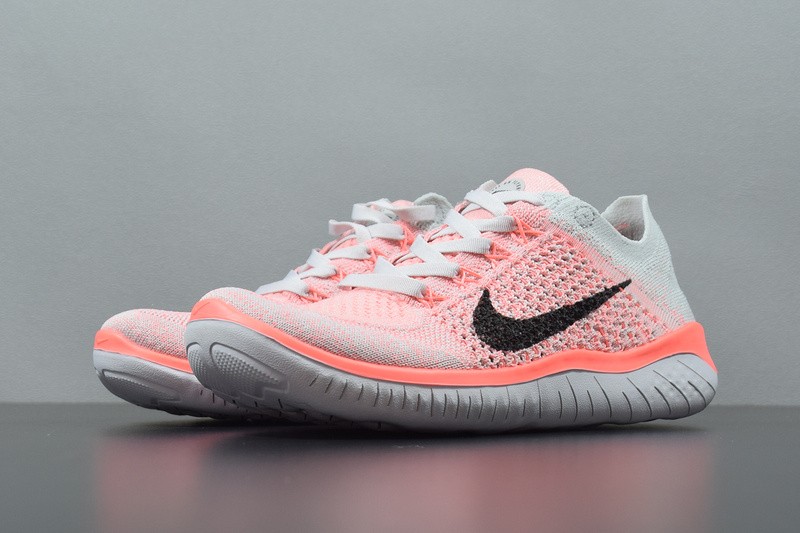 Nike Free Rn Flyknit 2018 Pink Womens Running Shoes 942839-800 - Febbuy