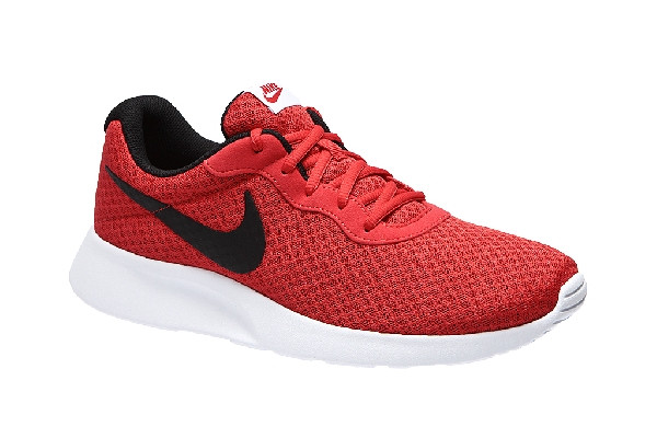 Nike Tanjun Red Black White Bright Crimson Mens Running Shoes 812654 ...