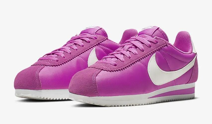 nike cortez fuchsia