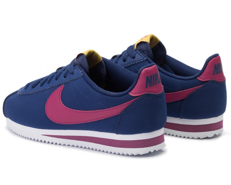 nike classic cortez leather blue