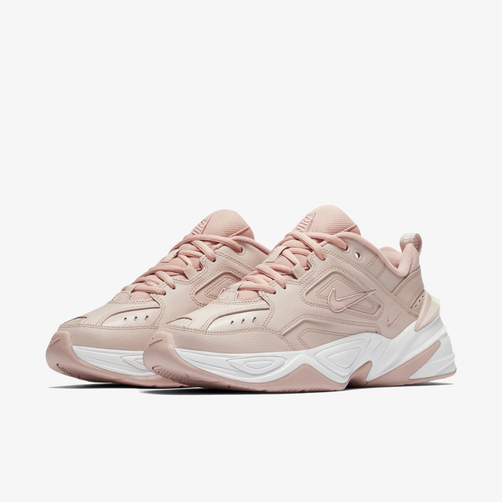 nike tekno white beige