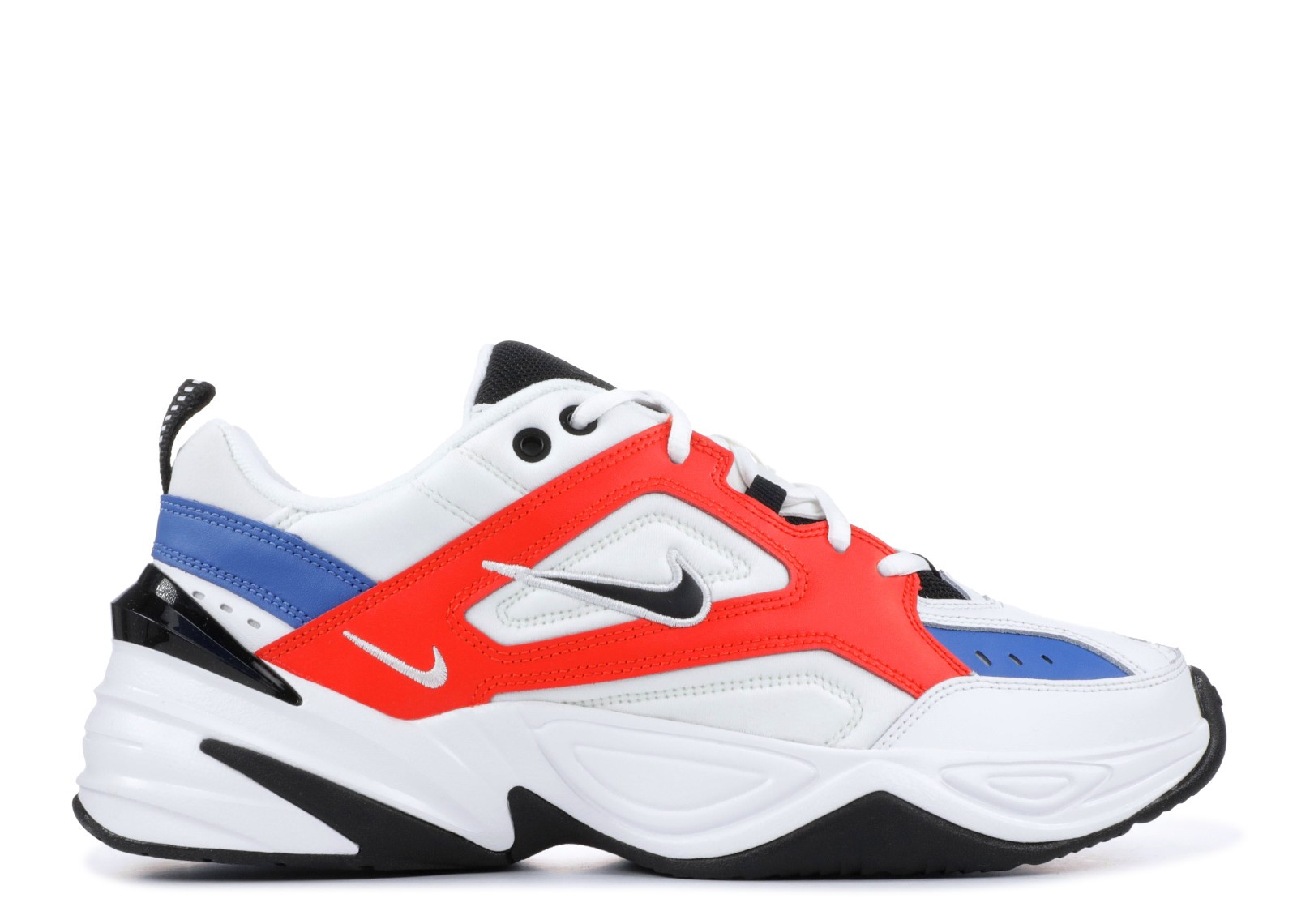 nike m2k tekno white red blue