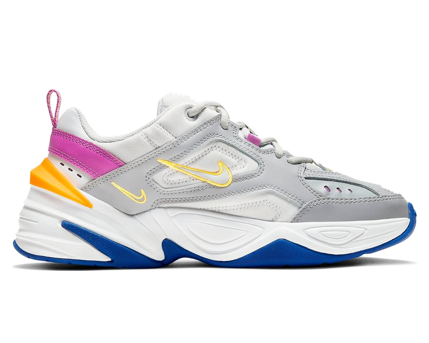 nike m2k tekno grey yellow