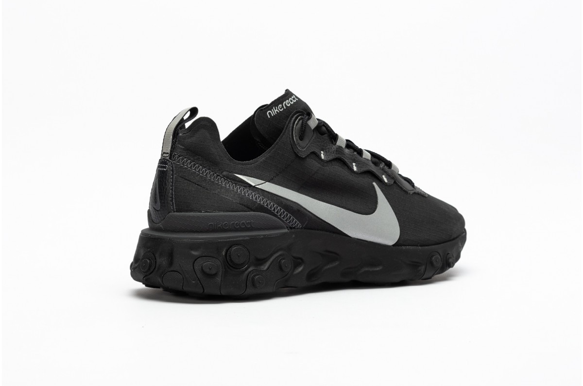 nike react element 55 black reflect