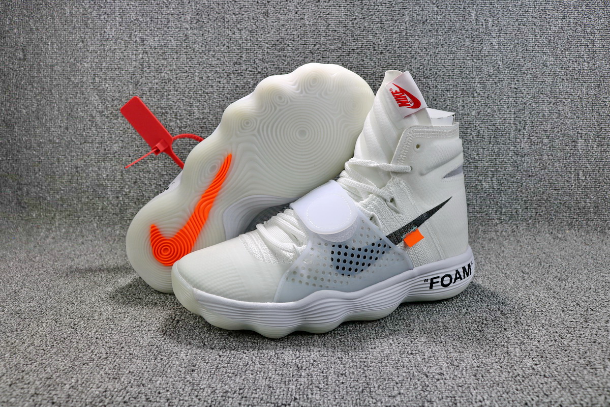 Off White X Nike Design Lifestyle Shoes White Orange AJ4578100 Febbuy