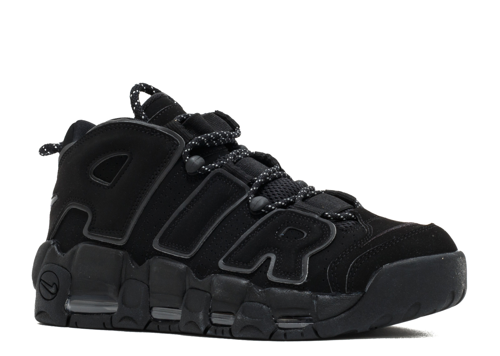 air more uptempo black reflective