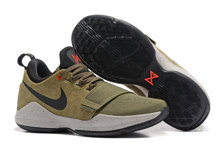 Nike Zoom PG 1 army green Men Basketball Shoes 878628-300 - Febbuy