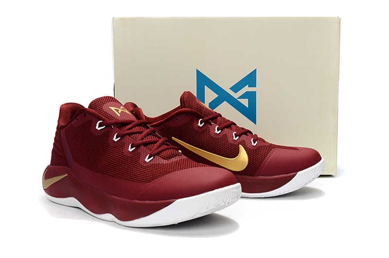 paul george shoes red and white