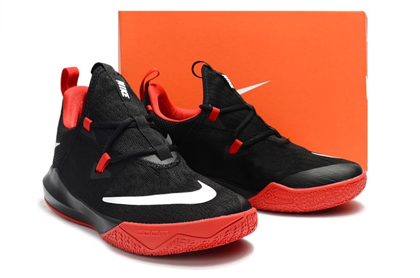 Nike Zoom Shift 2 EP Black Red White Small Swoosh AR0459-016 - Febbuy