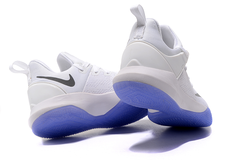 Nike Zoom Shift Men Basketball Shoes Light Grey Purple White 897653 - Febbuy
