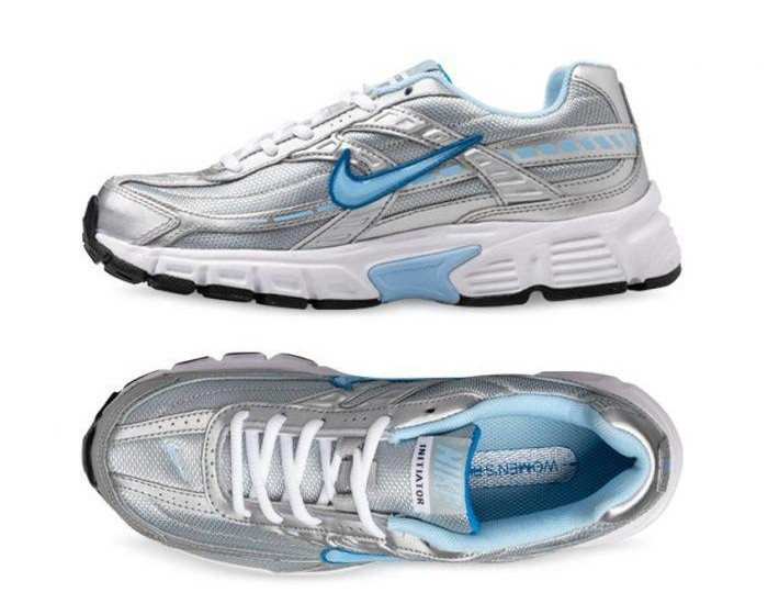 nike initiator metallic silver