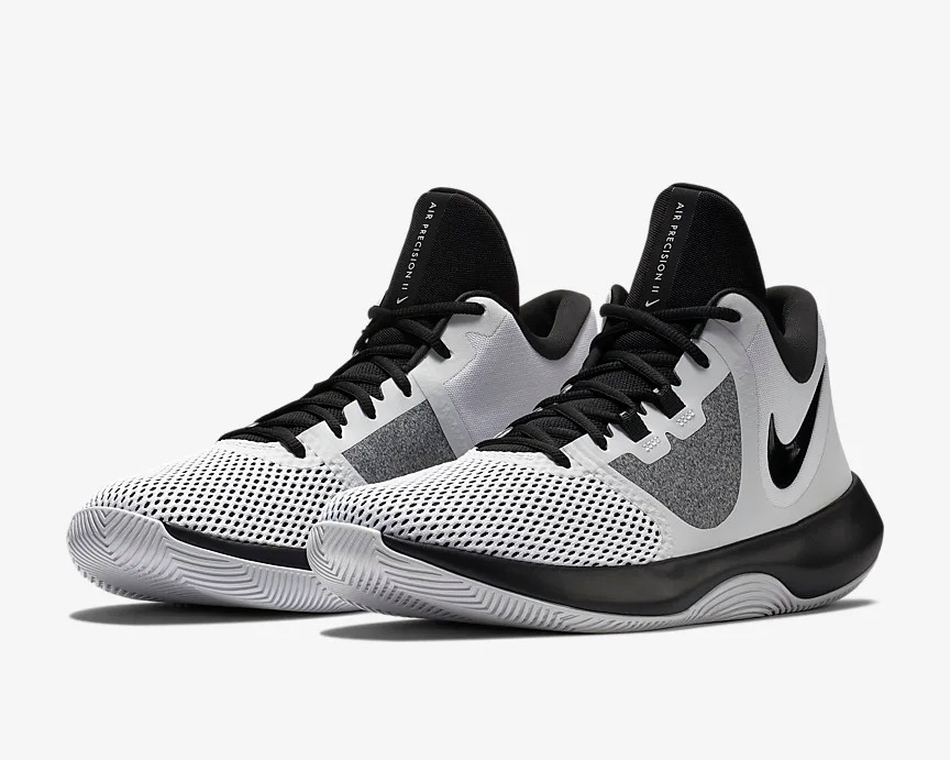 nike air precision 2 black and white