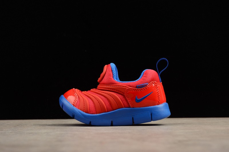 Nike Dynamo TD Crimson Blue Polk Dot Preschool Shoes 343938-615 - Febbuy