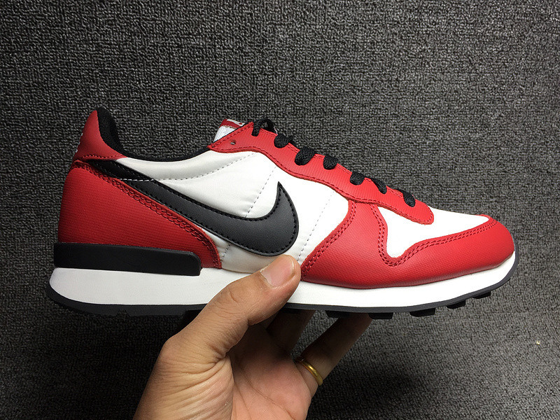 red and white nike shoes men