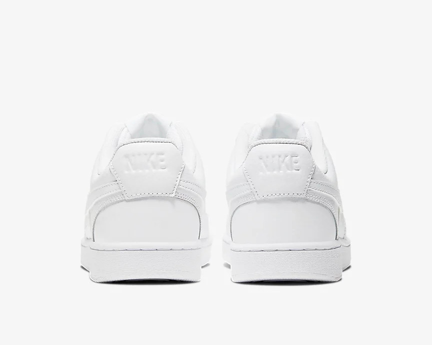 Nike Wmns Court Vision Low Triple White Shoes CD5434-100 - Febbuy