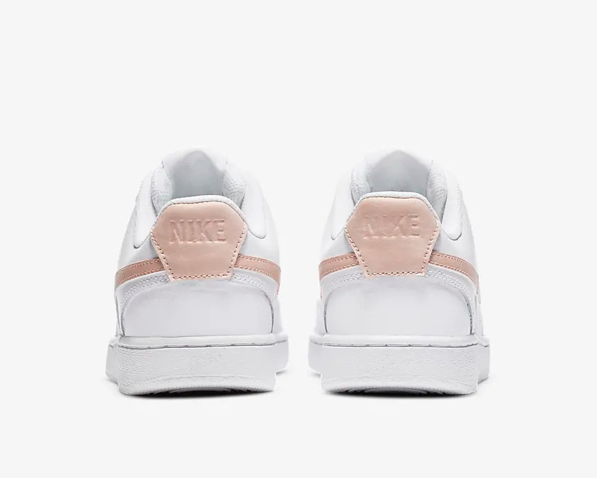 wmns nike court vision low white washed coral aura