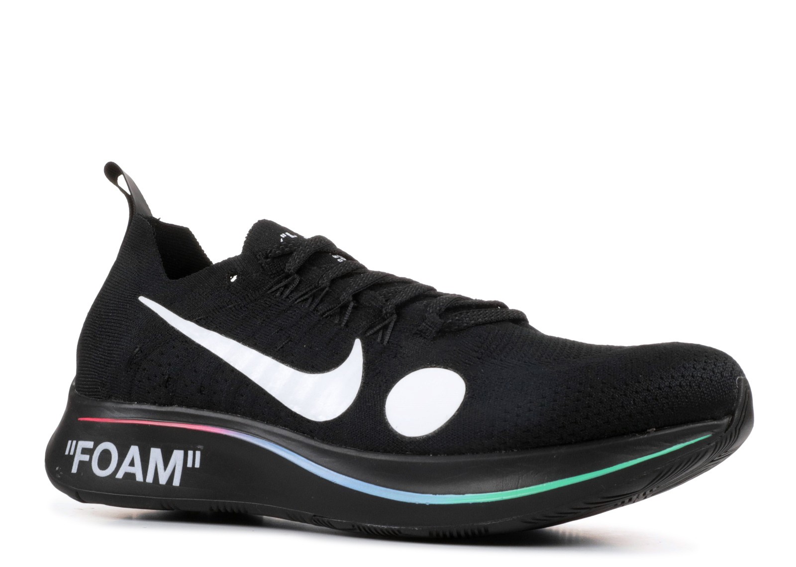 Nike Zoom Fly Mercurial Fk Ow Off white Volt White Black AO2115-001 ...