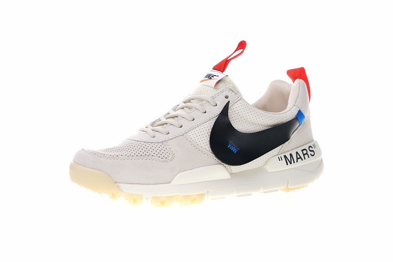 OFF White x Tom Sachs x NikeCraft Mars Yard 2 Grey Black Team Red