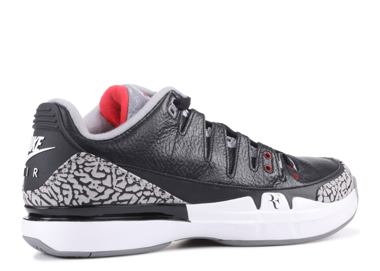 nike zoom vapor aj3 black cement